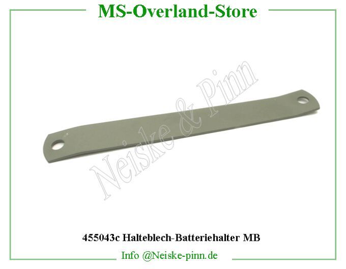 ==> click: max/min Halteblech-Batteriehalter MB Willys-MB Patte cadre liaison batterie/aile jeep Willys Overland Link battery tray to fender Neiske & Pinn WOA1757 WO-A1757 Willys Overland Willys-MB WO-A-1757 Willys-MB Neiske & Pinn