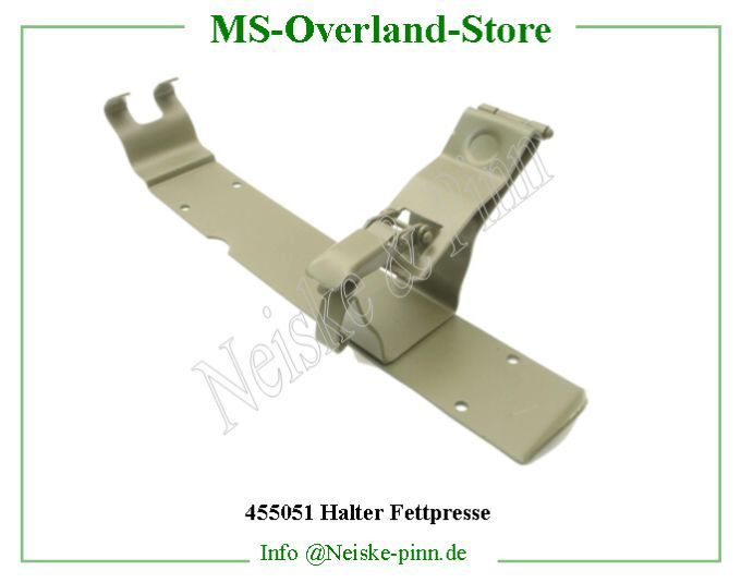  Halter Fettpresse  Willys-MB Support pompe a graisse jeep   Willys Overland Bracket grease gun lever type Neiske & Pinn  WOA213S WOA12219 Willys Overland  Willys-MB  WO-A-213S Willys-MB  Neiske & Pinn  