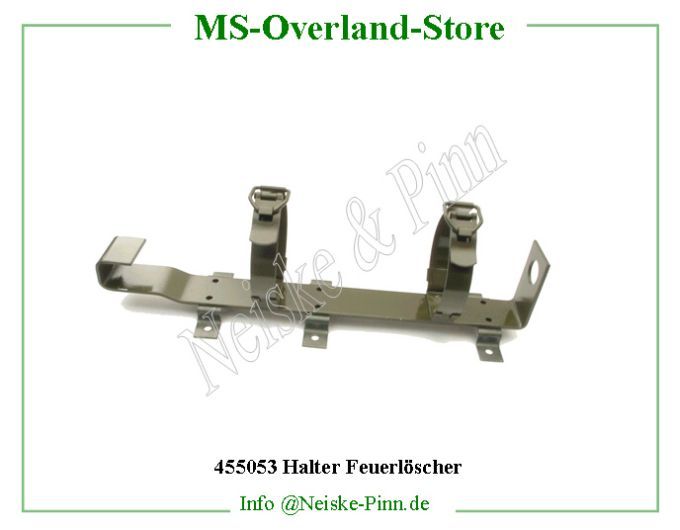  Halter Feuerlöscher  Willys-MB Support extincteur sur caisse   Willys Overland Bracket fire extinguisher Neiske & Pinn  WOA693 WO-A693 Willys Overland  Willys-MB  WO-A-693 Willys-MB  Neiske & Pinn  