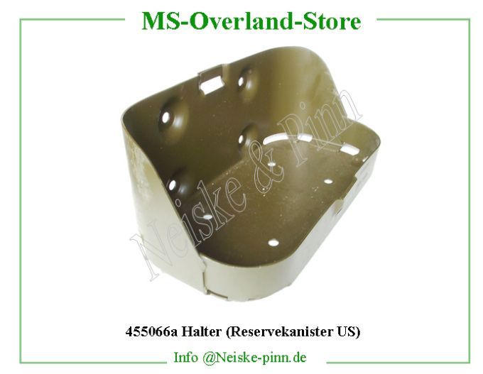  Halter (Reservekanister US)  Willys-MB Support jerry can standart   Willys Overland Holder jerry can Neiske & Pinn  WOA4123 WO-A4123 Willys Overland  Willys-MB  WO-A-4123 Willys-MB  Neiske & Pinn  
