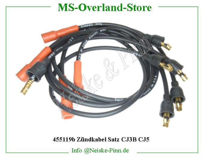  Zündkabel Satz CJ3B CJ5  Willys-CJ3B   Willys Overland  Neiske & Pinn   Willys Overland  Willys-CJ3B   Neiske & Pinn  Willys-CJ3B  Willys Overland  Willys-CJ3B   Willys Overland  Willys-CJ3B  Neiske & Pinn  
