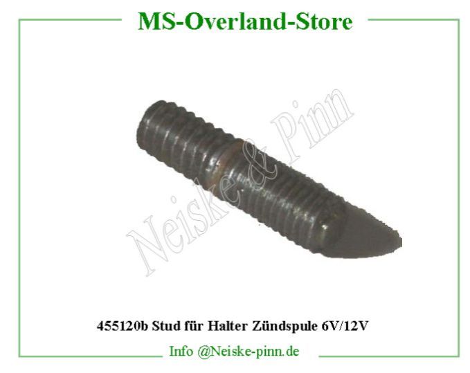  Stud für Halter Zündspule 6V/12V  Willys-CJ3B   Willys Overland  Neiske & Pinn   Willys Overland  Willys-CJ3B   Neiske & Pinn  Willys-CJ3B  Willys Overland  Willys-CJ3B   Willys Overland  Willys-CJ3B  Neiske & Pinn  