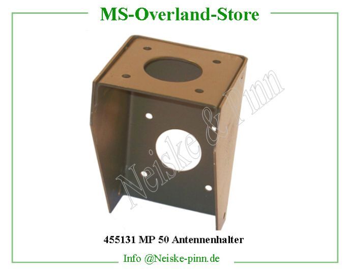  MP 50 Antennenhalter  Willys-MB Support antenne mp50   Willys Overland Bracket mast base mp50 standart Neiske & Pinn   Willys Overland  Willys-MB  MP-50 Willys Overland  Willys-MB   Willys Overland  Willys-MB  Neiske & Pinn  