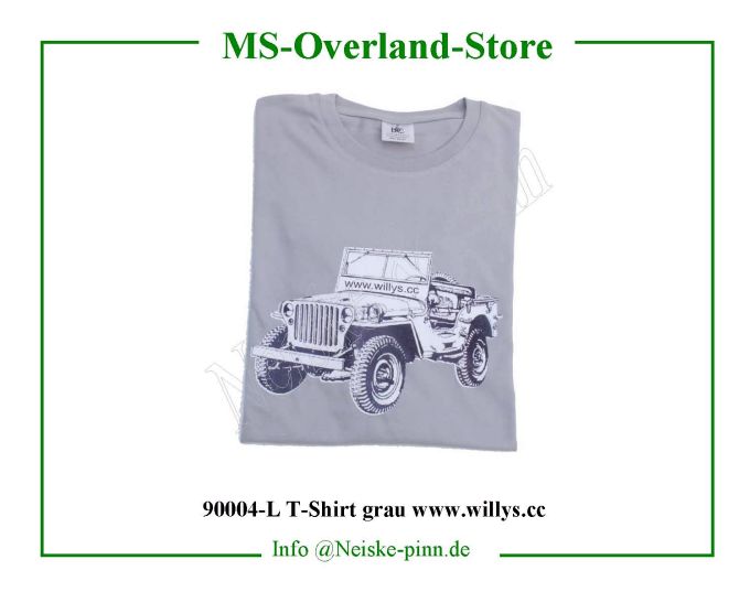  T-Shirt grau www.willys.cc  Willys-CJ3B   Willys Overland  Neiske & Pinn   Willys Overland  Willys-CJ3B   Neiske & Pinn  Willys-CJ3B  Willys Overland  Willys-CJ3B   Willys Overland  Willys-CJ3B  Neiske & Pinn  