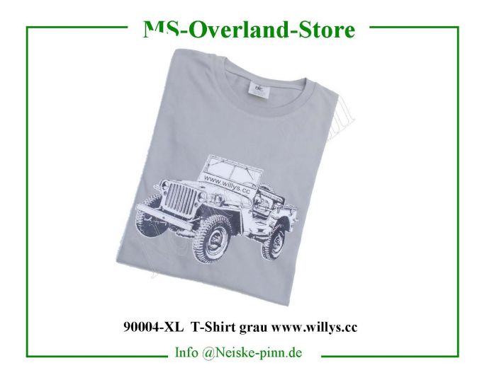  T-Shirt grau www.willys.cc  Willys-CJ3B   Willys Overland  Neiske & Pinn   Willys Overland  Willys-CJ3B   Neiske & Pinn  Willys-CJ3B  Willys Overland  Willys-CJ3B   Willys Overland  Willys-CJ3B  Neiske & Pinn  
